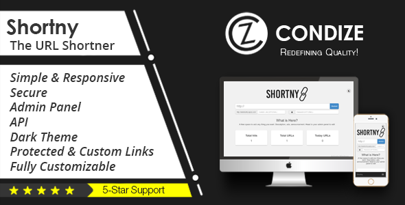 Shortny - The URL Shortener - CodeCanyon Item for Sale