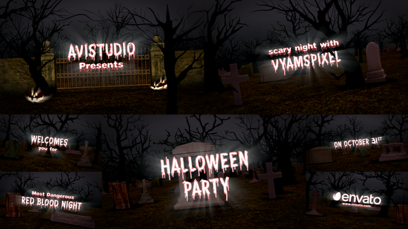 Halloween Text Trailer - VideoHive 22778720