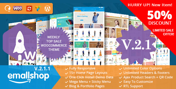 EmallShop - Responsive Multipurpose WooCommerce Theme - WooCommerce eCommerce