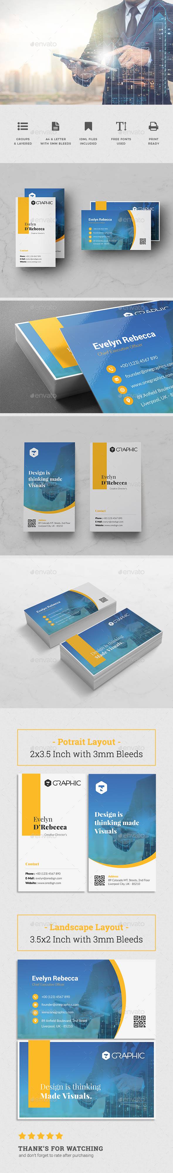 Minimalist Business Card Vol. 15 - Business Cards Print Templates