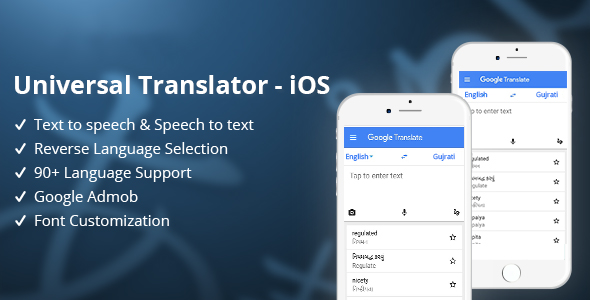 Universal Translator - iOS - CodeCanyon Item for Sale