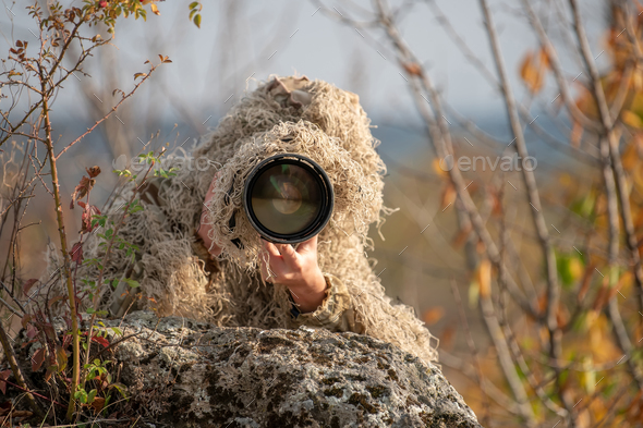 Sniper wearing a ghillie in selective focus photography photo – Free Sniper  Image on Unsplash