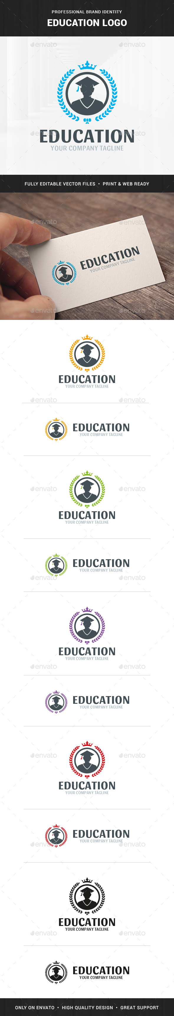 Education Logo Template - Humans Logo Templates