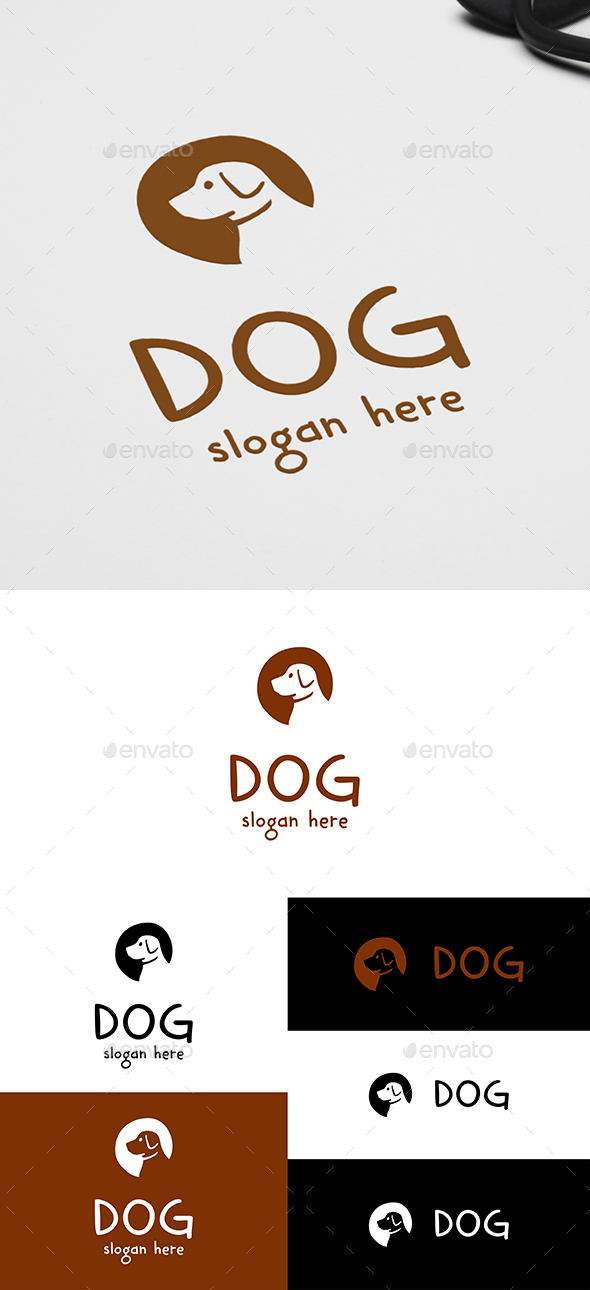 Dog Head Logo - Animals Logo Templates