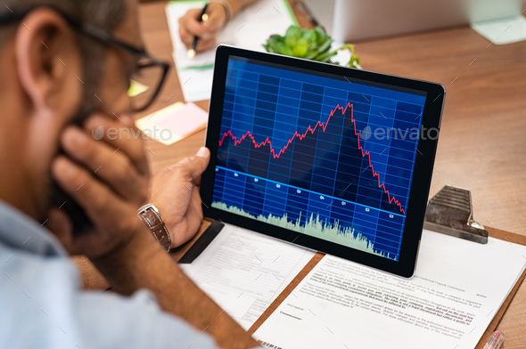 Stock market crash - Stock Photo - Images