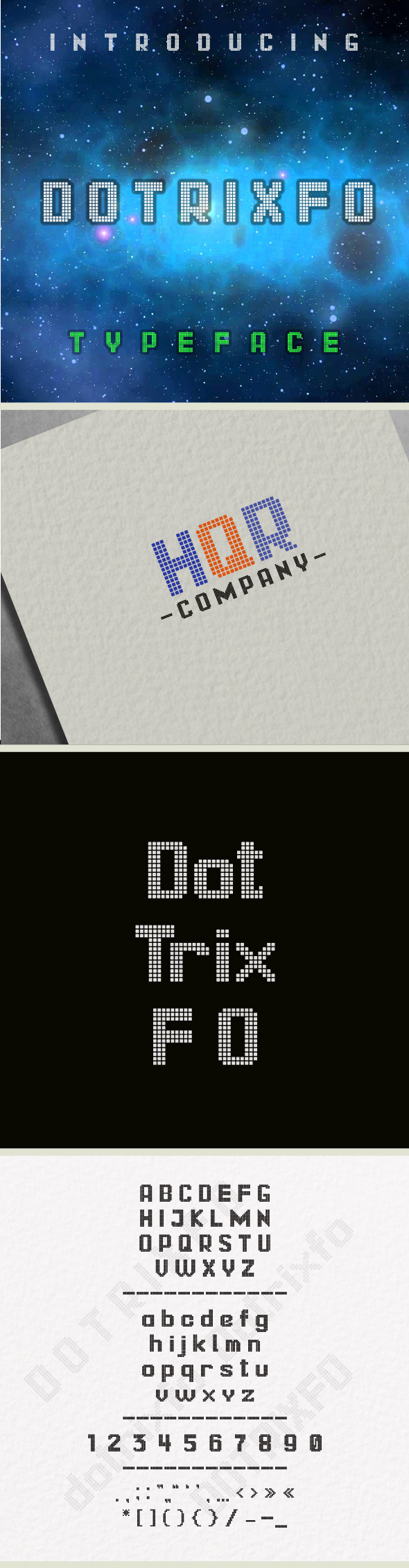 Dotrixfo Typeface - Fonts