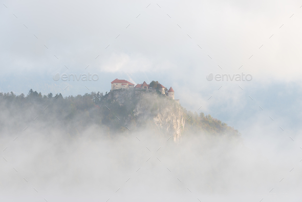 Bled castle in the sky