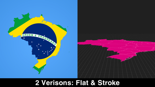 Brazil Map Kit - VideoHive 22809516