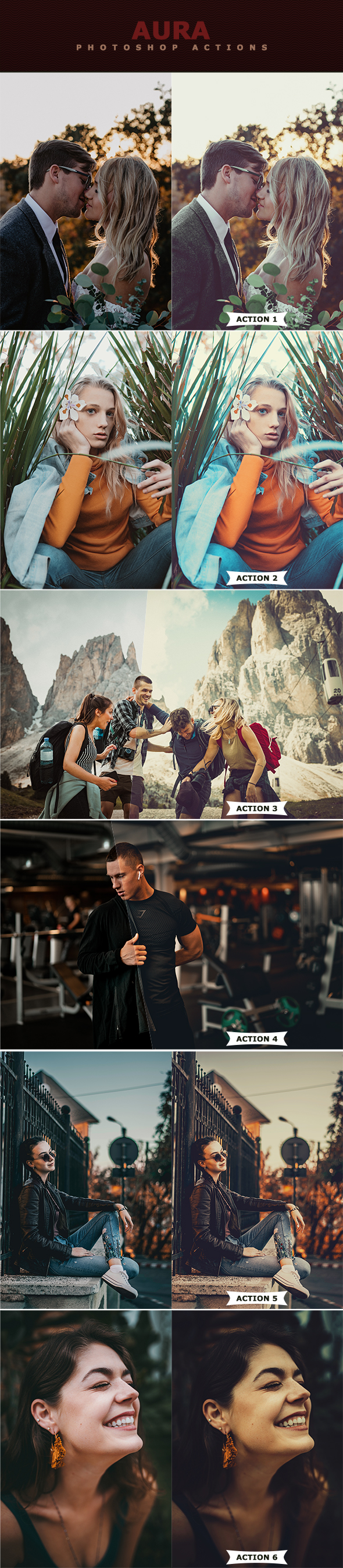 Aura Photoshop Actions