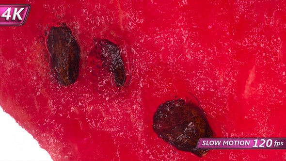 Crush A Slice Of Watermelon With Seeds alt