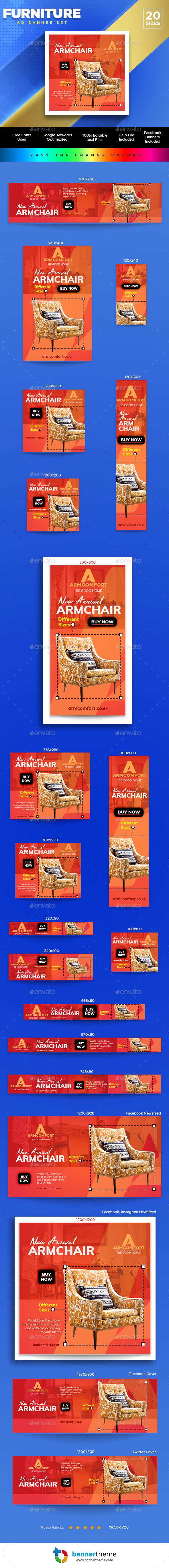 Furniture Banner - Banners & Ads Web Elements
