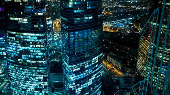 Night City Skyscrapers