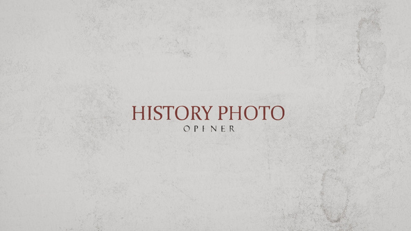History Photo Opener - VideoHive 22816397