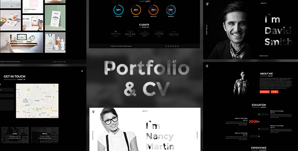CV Portfolio - Portfolio HTML Template - Portfolio Creative
