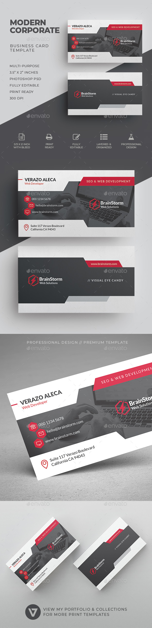 Corporate Business Card - Corporate Business Cards