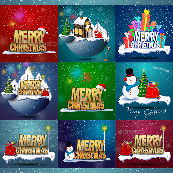 Merry Christmas Compositions - Christmas Seasons/Holidays