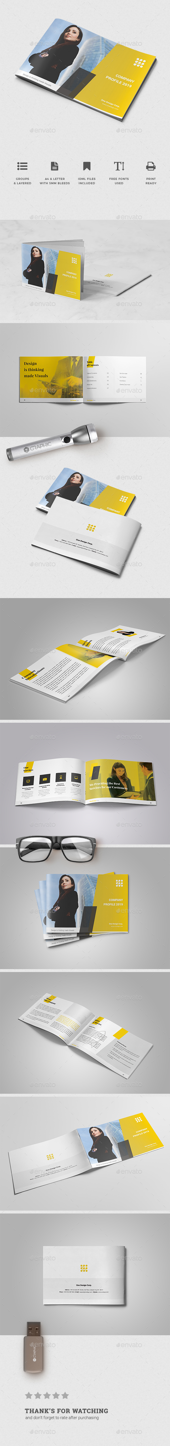 Corporate Brochure Template Vol. 46 - Brochures Print Templates