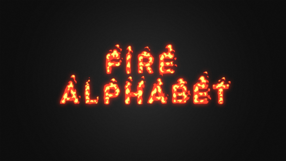 Fire Alphabet - VideoHive 22823833