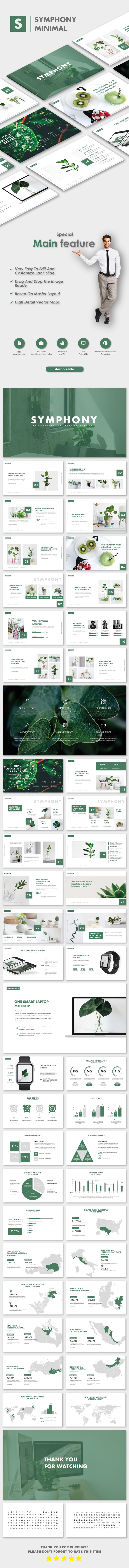 Symphony MNML Keynote Templates - Nature Keynote Templates
