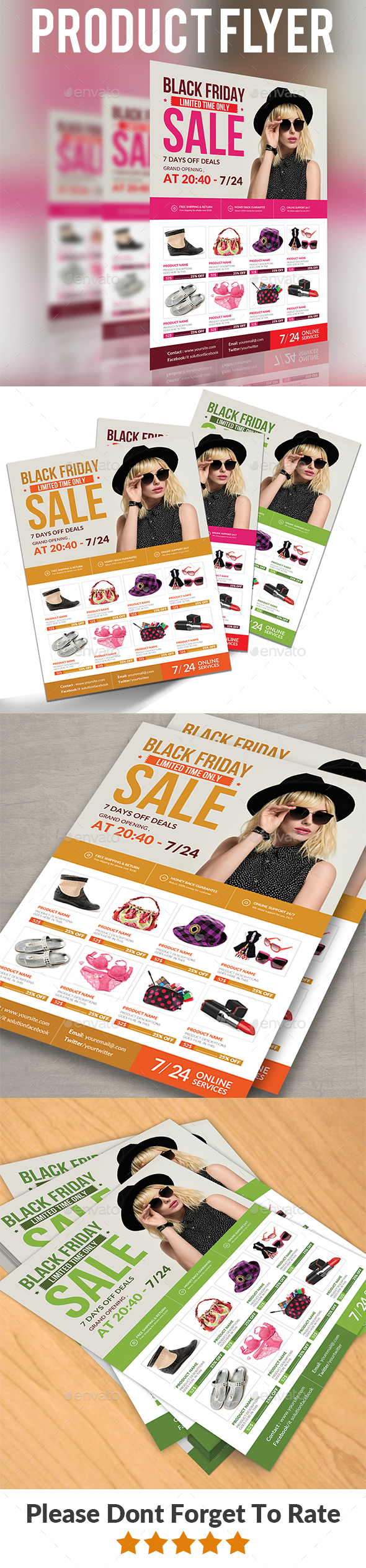 Product Promotion Flyer Templates - Commerce Flyers