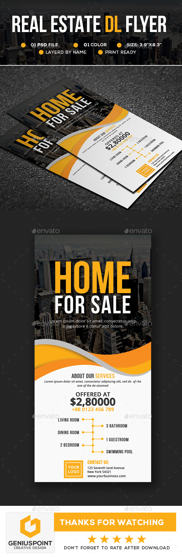Real Estate DL Flyer - Commerce Flyers