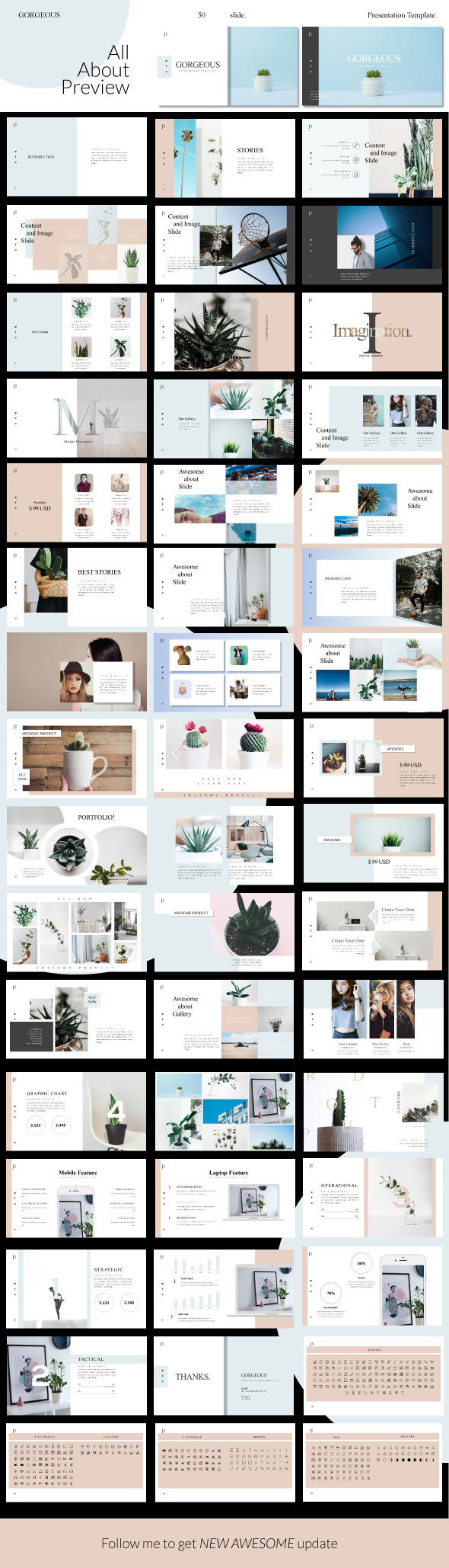 Gorgeous Powerpoint Template - Creative PowerPoint Templates