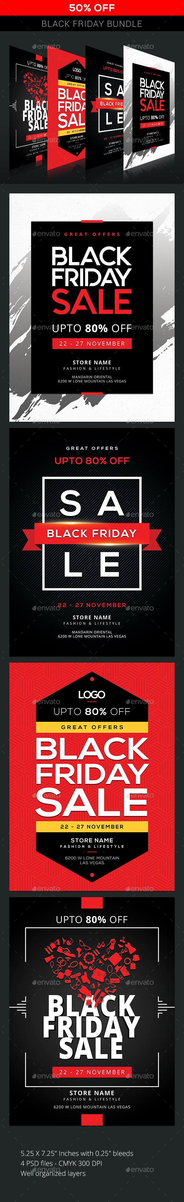 Black Friday Bundle - Events Flyers