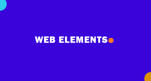 WEB ELEMENTS