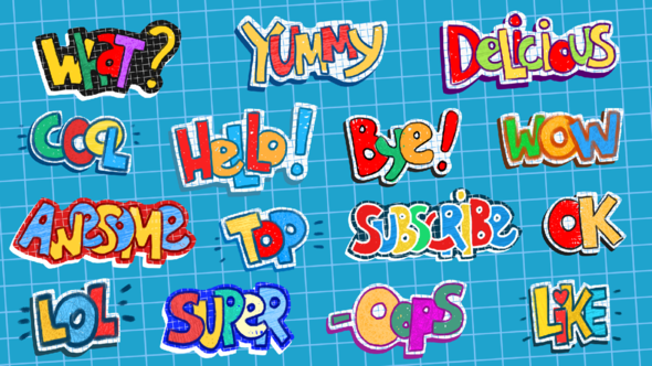 Stickers Words
