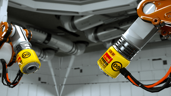 Robot Arm Logo - VideoHive 22829857