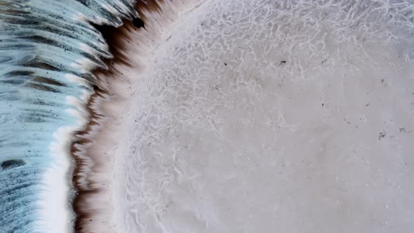 Blue Black Spots are Blurred on a Light Background alt