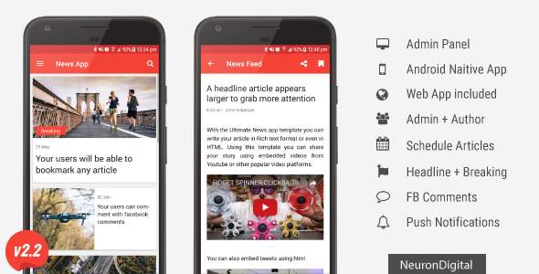 The Ultimate News App Template - CodeCanyon Item for Sale