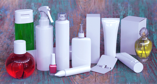 Cosmetic and Care Mock-Ups