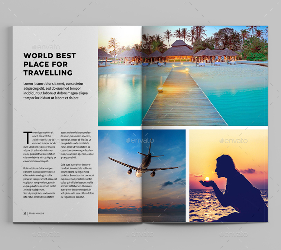 Travel Magazine, Print Templates | GraphicRiver