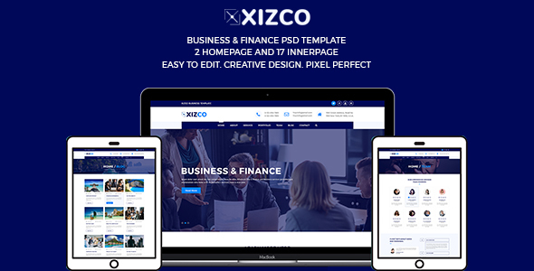 Xizco Multipurpose BusinessFinance - ThemeForest 22795139