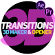 3D Transitions, 3D Maker &amp; Opener - VideoHive Item for Sale