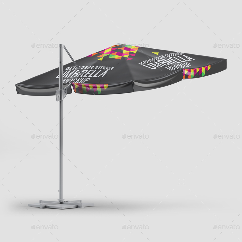 Download Rectangular Outdoor Umbrella Mock-Up by L5Design | GraphicRiver