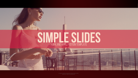 Simple Slides | FCPX or Apple Motion