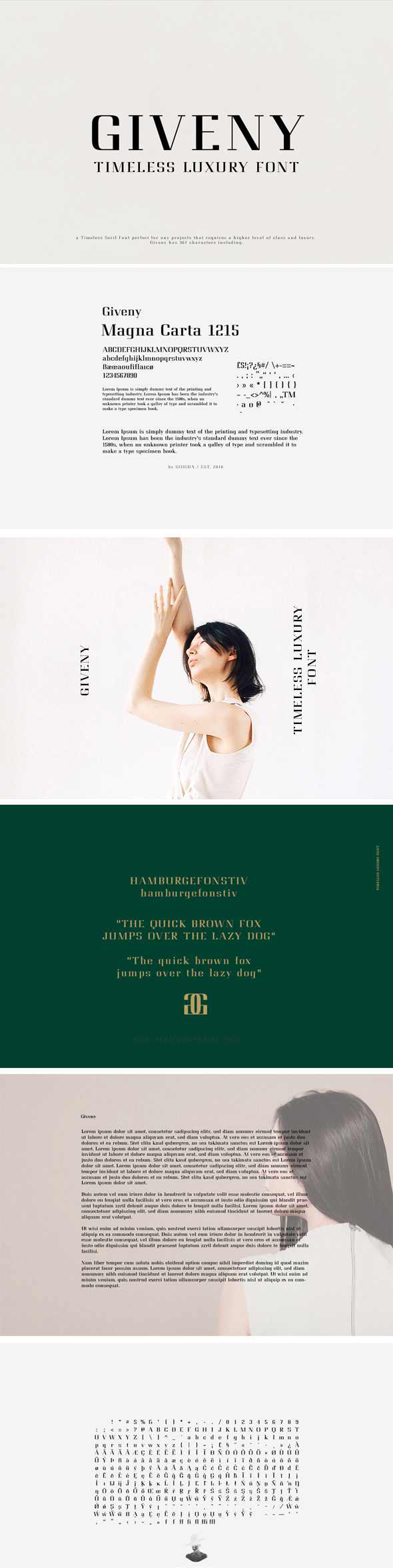 Giveny - Timeless Luxury Font - Serif Fonts