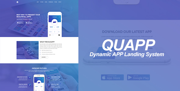 QUAPP - Dynamic App Landing Page Management System