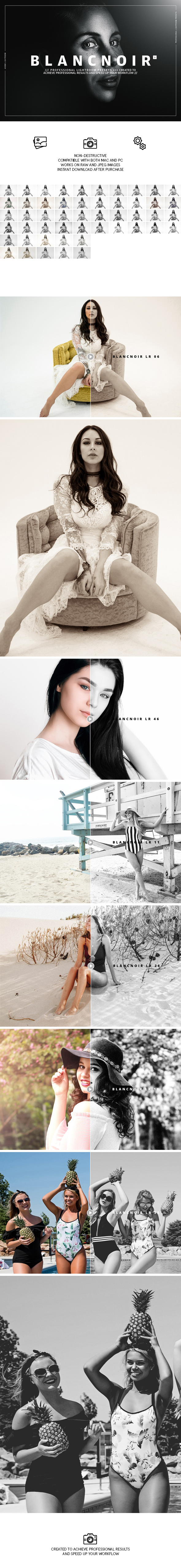 Blancnoir Lightroom Presets - Lightroom Presets Add-ons