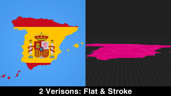 Spain Map Kit - VideoHive 22845082
