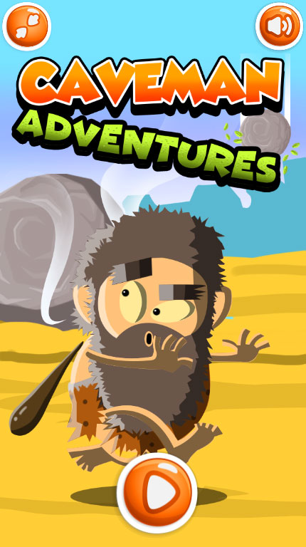 Caveman Adventures - HTML5 Game (CAPX) by freakxgames | CodeCanyon