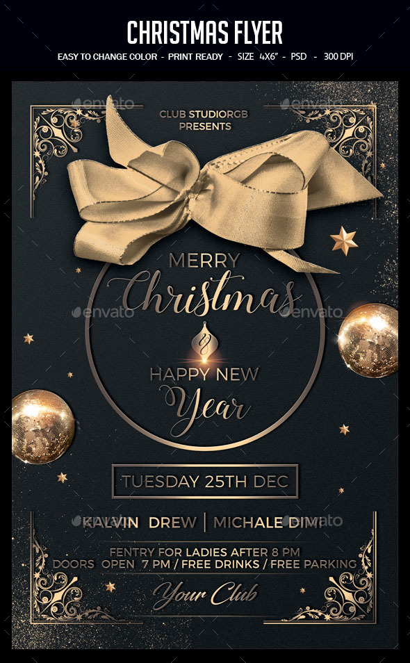 Christmas Flyer - Holidays Events