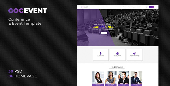 GocEvent - Event - ThemeForest 22850341