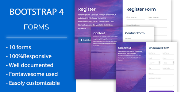 Roform - Modern Bootstrap 4 Forms