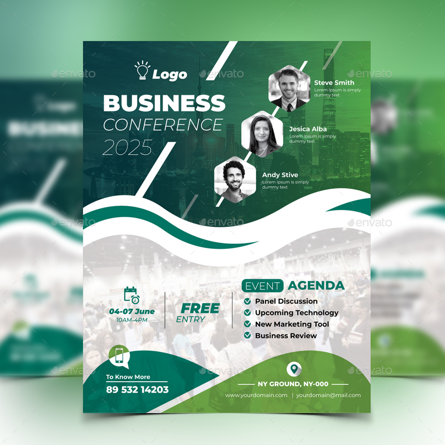 Conference Flyer, Print Templates | GraphicRiver