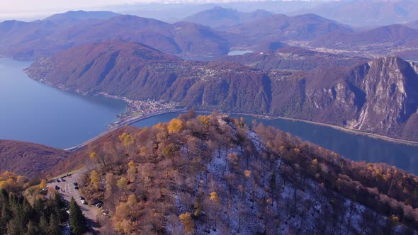 Sighignola Summit and the Balcone D'Italia Overlooking Lugano alt
