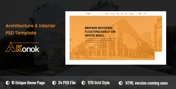 Konok - ArchitectureInterior - ThemeForest 22838022