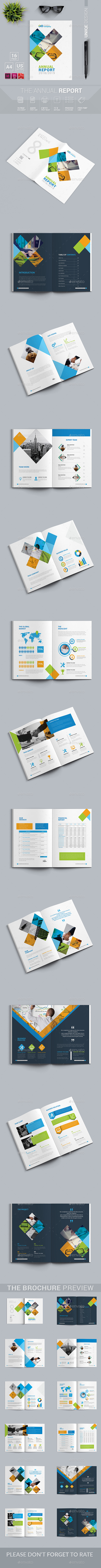 Annual Report - Brochures Print Templates